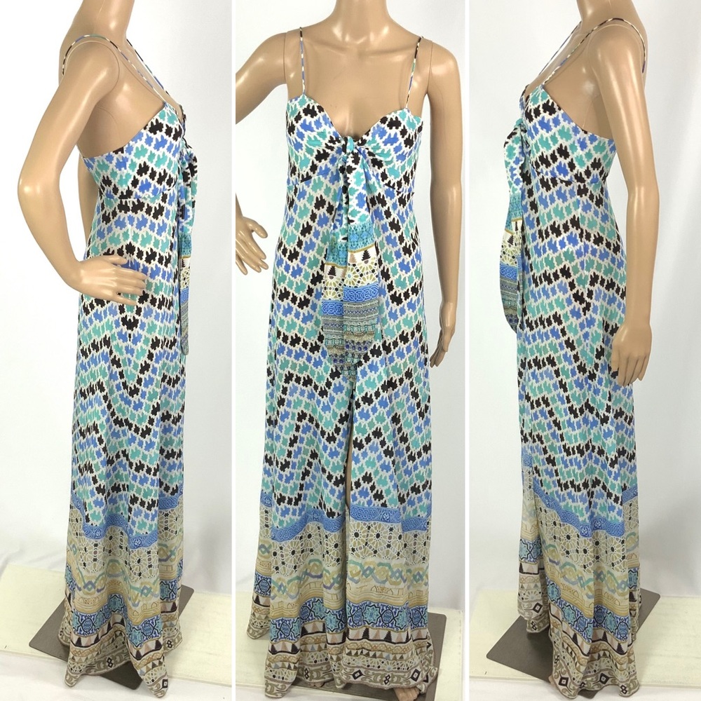 🔥‼️SOLD‼️🔥 CAMILLA FRANKS Blue Silk overlay - Picture 5 of 9